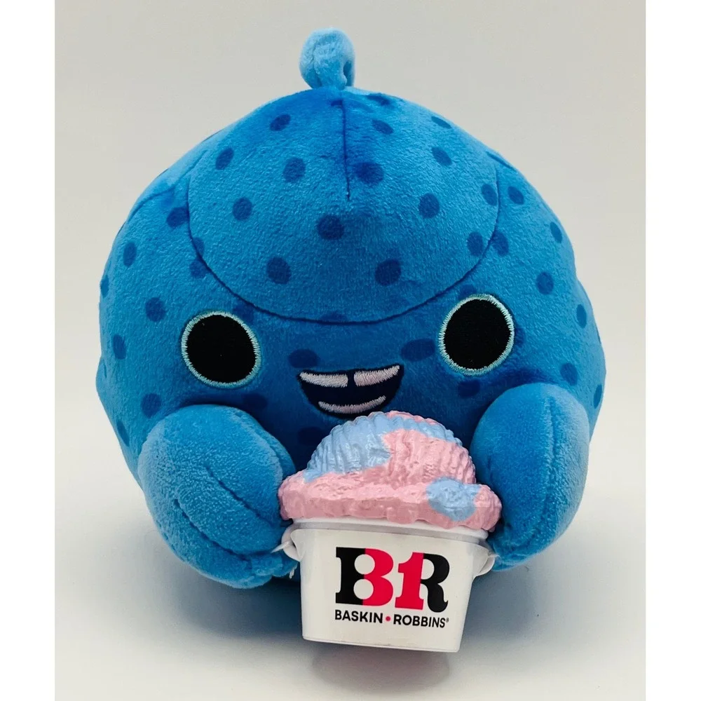 Zuru Baskin Robbins Olivia Parrotfish Series 3 Blue Plush Ice Cream 5